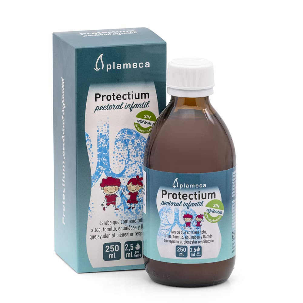 PLAMECA - Protectium Pectoral Adults, Respiratory Wellness, Defense Maintenance and Immune System, with Tolu, Altea, Thyme, Pine Sap and Echinacea – 250 ml