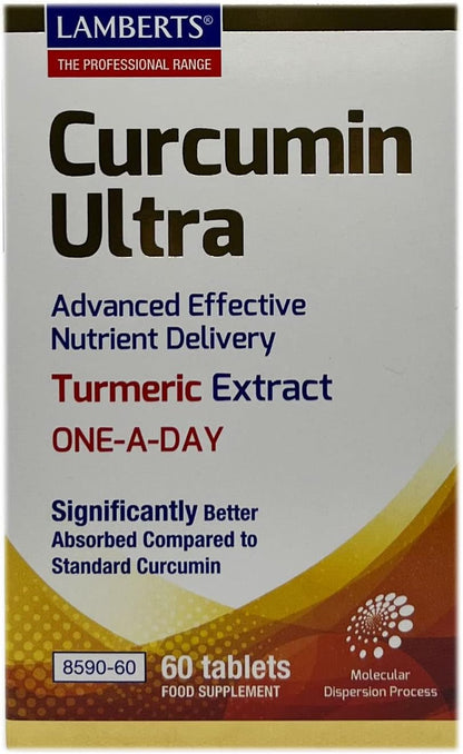 Lamberts Curcumin Ultra Supplement, White, 60 Tablets