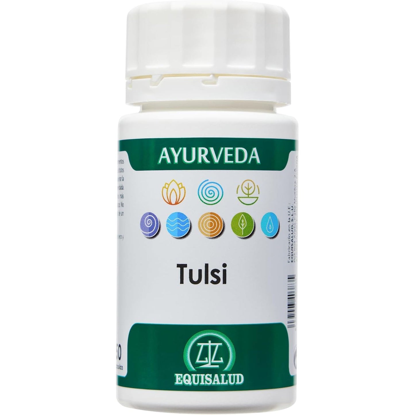 Ayurveda Tulsi Ocimum tenuiflorum adaptógeno 50 cápsulas