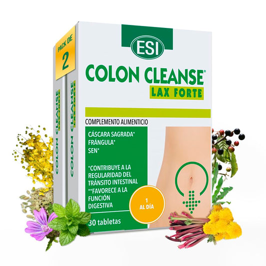 ESI Colon Cleanse Lax Forte - Natural Laxative with Sacred Shell, Sen and Malva - Constipation Relief, Intestinal Regulator and Healthy Digestion (2)