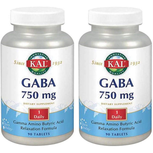 GABA 750 mg Pack 2 (180 cápsulas)