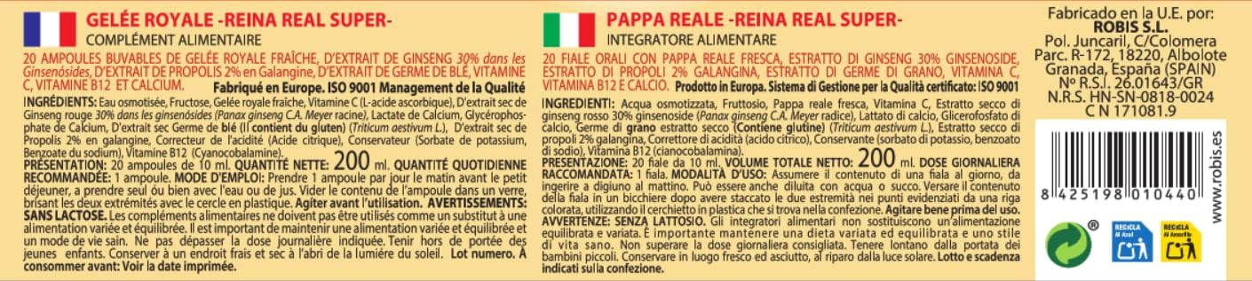 Robis Queen Royal Super Maxima Energy - 20 Units