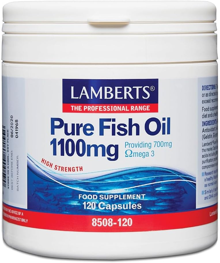 Lamberts - Pure Fish Oil 1100Mg Lamberts, 120 Capsules