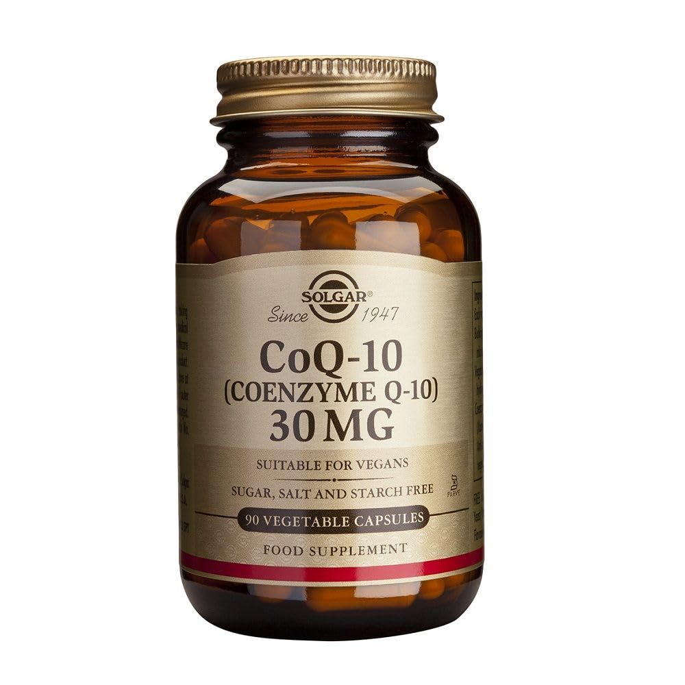 Solgar | CoQ-10 (Coenzyme Q-10) 30 mg | 30 Vegetable Capsules