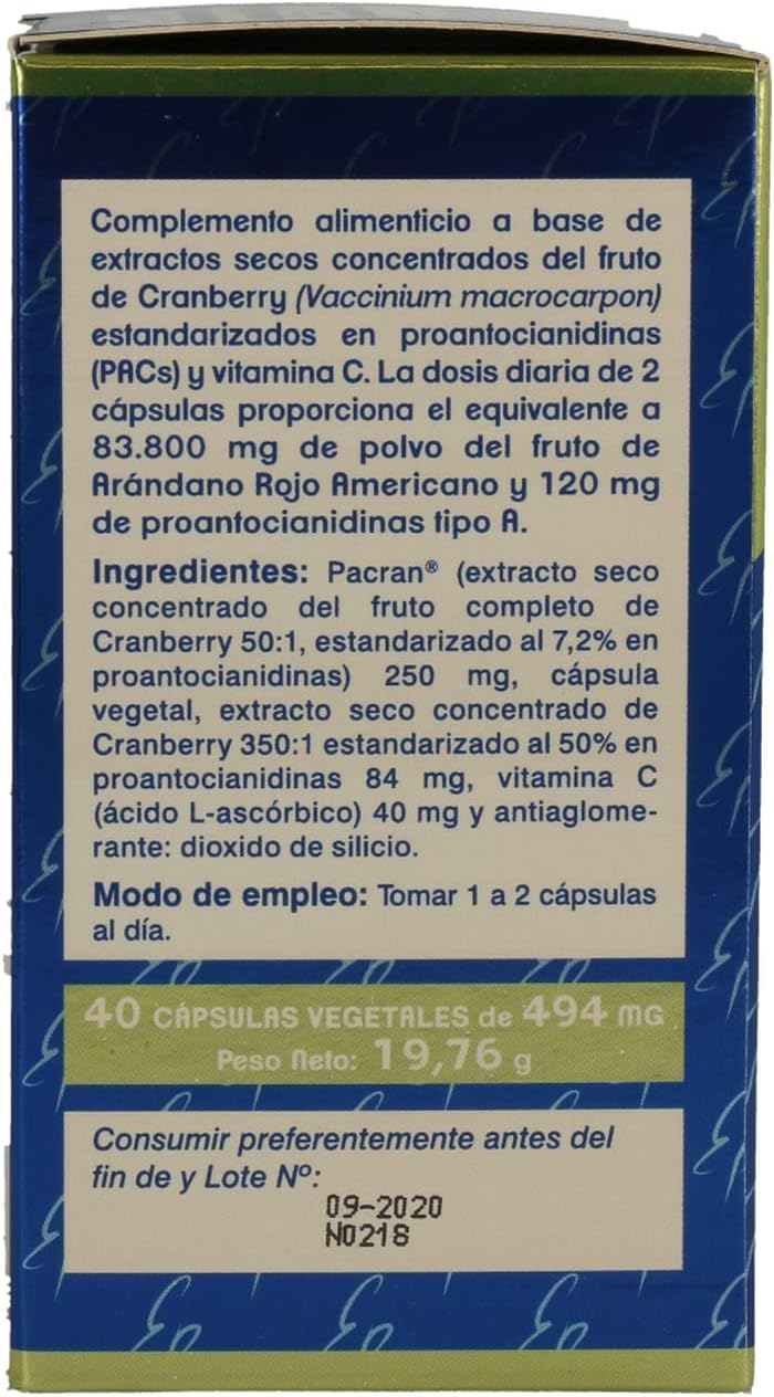 TONG-IL - Cranberry 120 PSCs - 40 Capsules Pure State (Pack of 3)