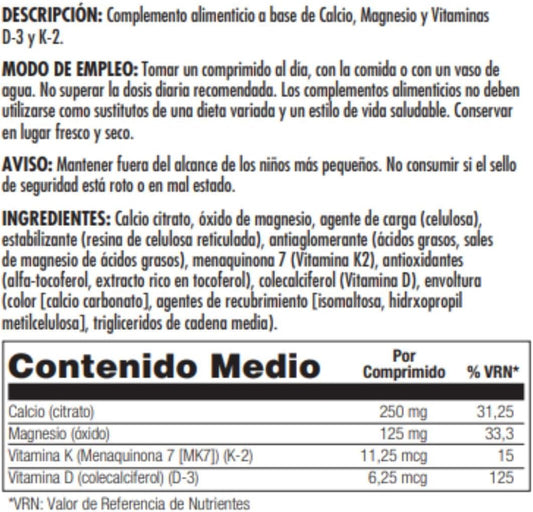 Kal Apoyo Osteo-Articular - 120 Comprimidos