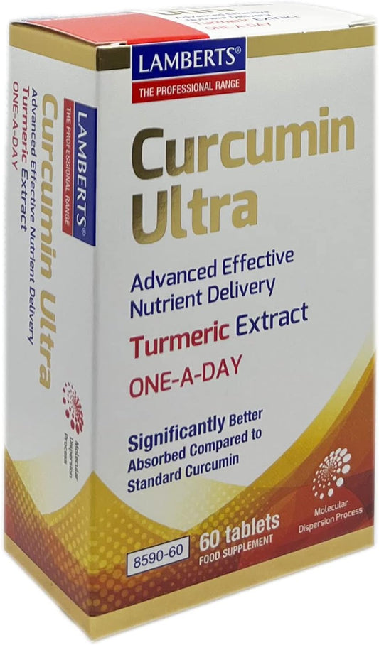 Lamberts Curcumin Ultra Supplement, White, 60 Tablets