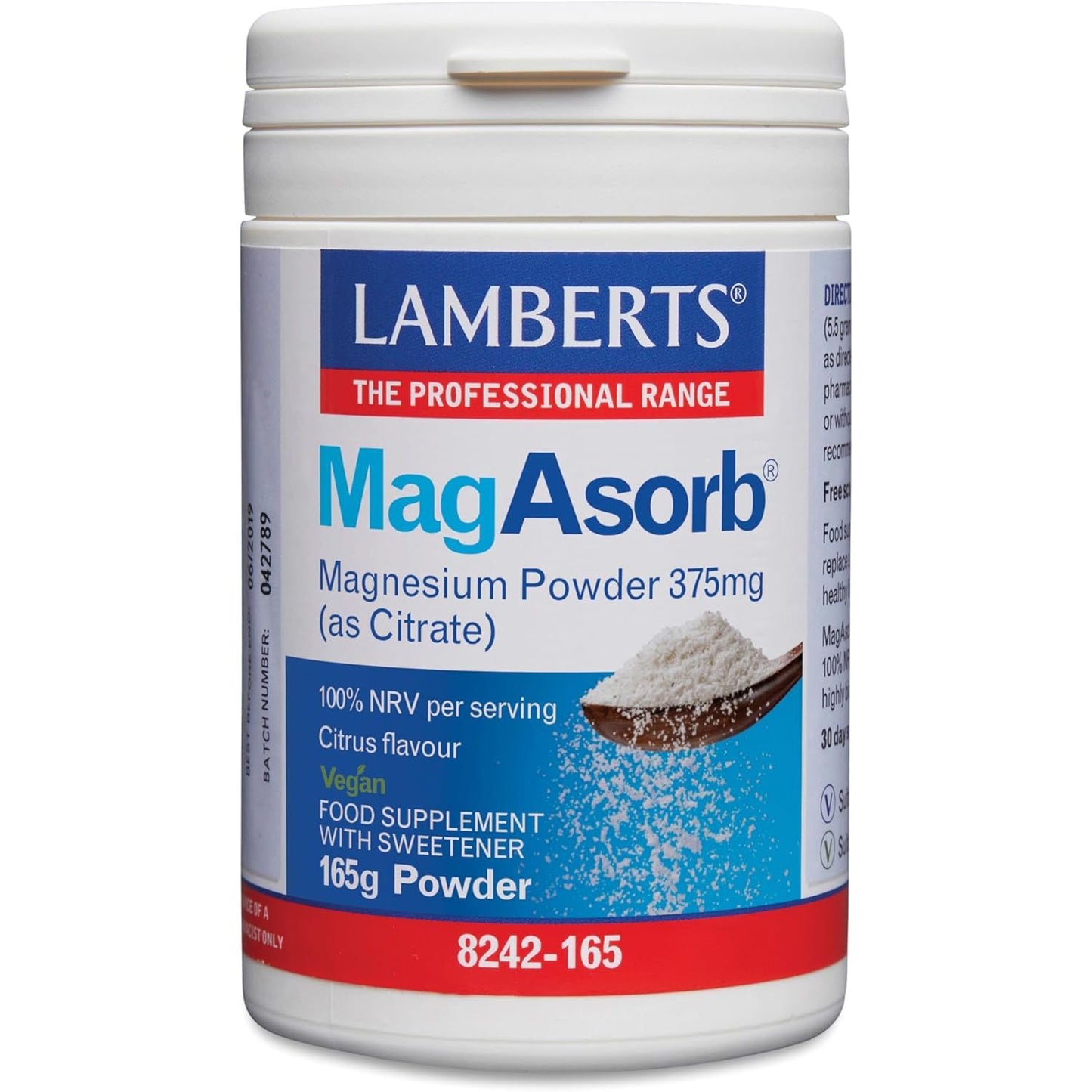 Magnesio 375 mg polvo 165 g