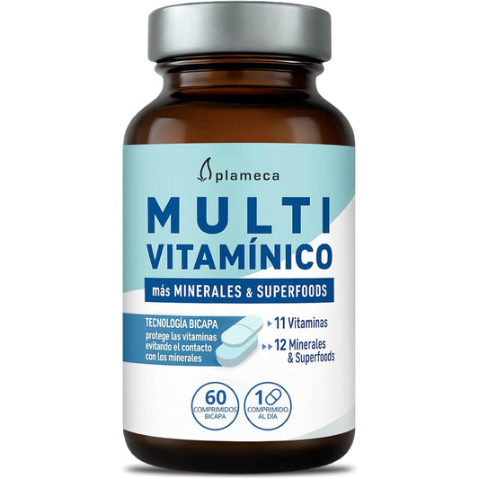 Multivitamínico avanzado minerales superfoods bicapa 60 comprimidos