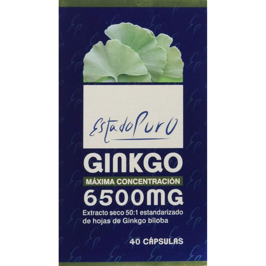 Ginkgo 6500 mg 40 capsules (2 Pack)