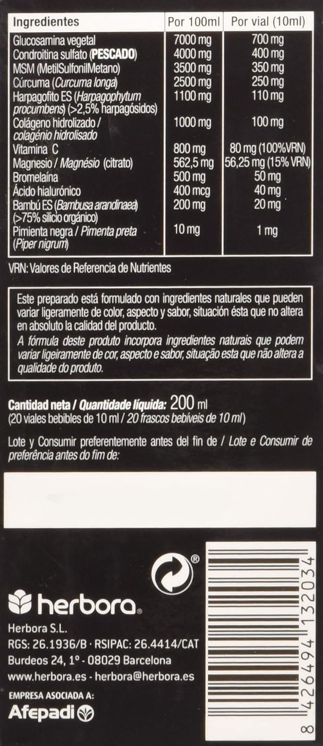 Herbora Artioptim Plus - Liquid, Joint Health, 20 Vials