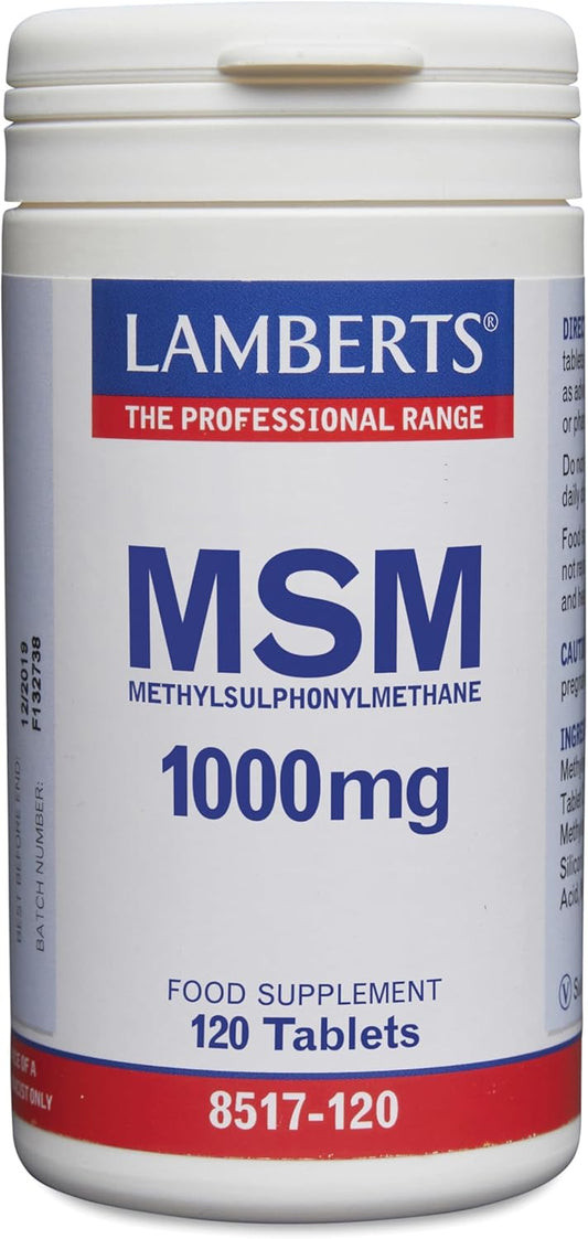 Lamberts Msm 1000 Mg - 120 Tablets