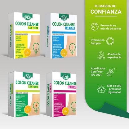 ESI Colon Cleanse Lax Forte - Natural Laxative with Sacred Shell, Sen and Malva - Constipation Relief, Intestinal Regulator and Healthy Digestion (2)