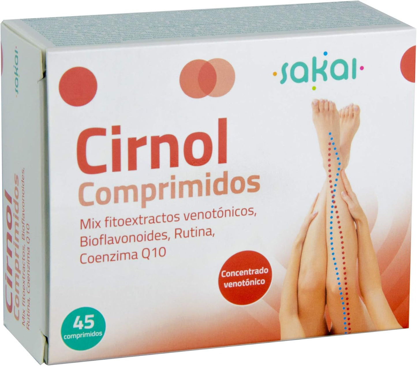 Sakai – Cirnol tablets with Ginkgo, Horse Chestnut and Rusco – Promotes blood circulation, helps prevent tired legs and swelling. Prevents vascular varicose veins. Coenzyme Q10