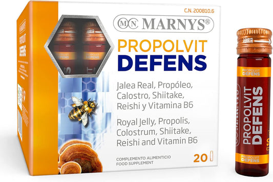 MARNYS Propolvit Defens Defenses with Royal Jelly, Propolis, Colostrum and Vitamins 20 Vials