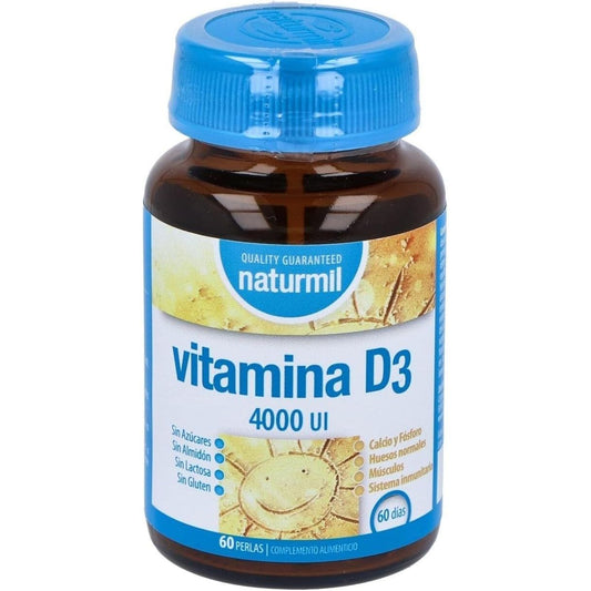 Vitamina D3 4000 UI 60 cápsulas