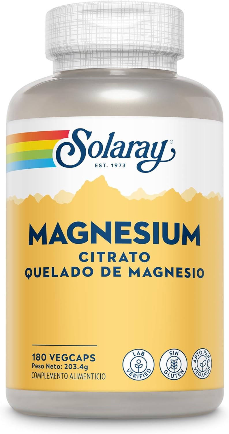 Solaray Magnesium Citrate 133mg | Magnesium | 180 VegCaps