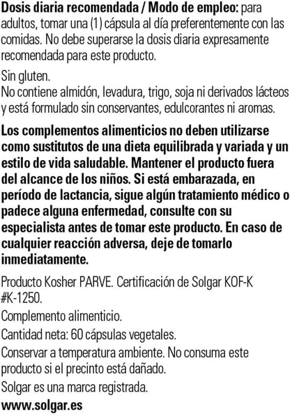 Solgar | Lingonberry with Vitamin C | 60 Vegetable Capsules