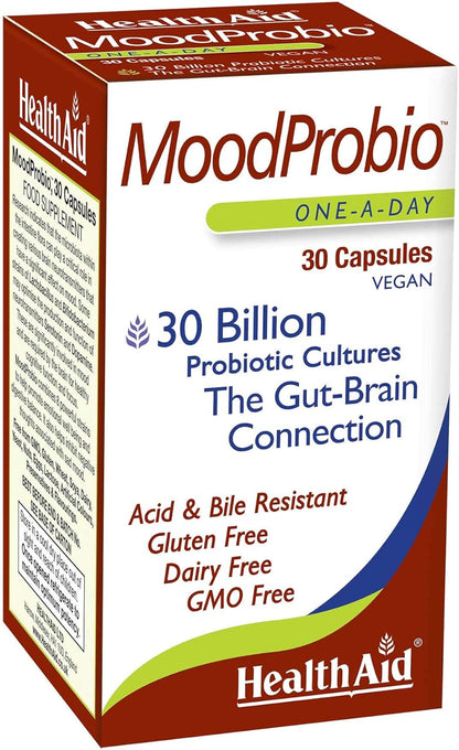 Health Aid Moodprobio 30Billion Vegan 30Vcaps. 0.021 21g