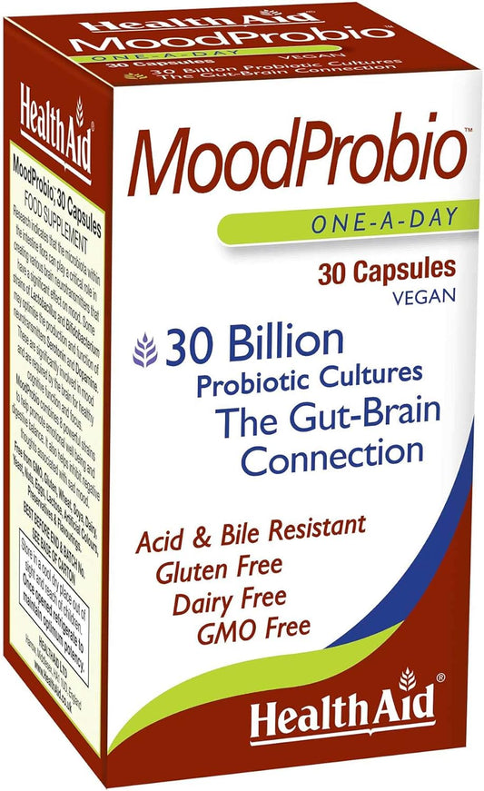 Health Aid Moodprobio 30Billion Vegan 30Vcaps. 0.021 21g