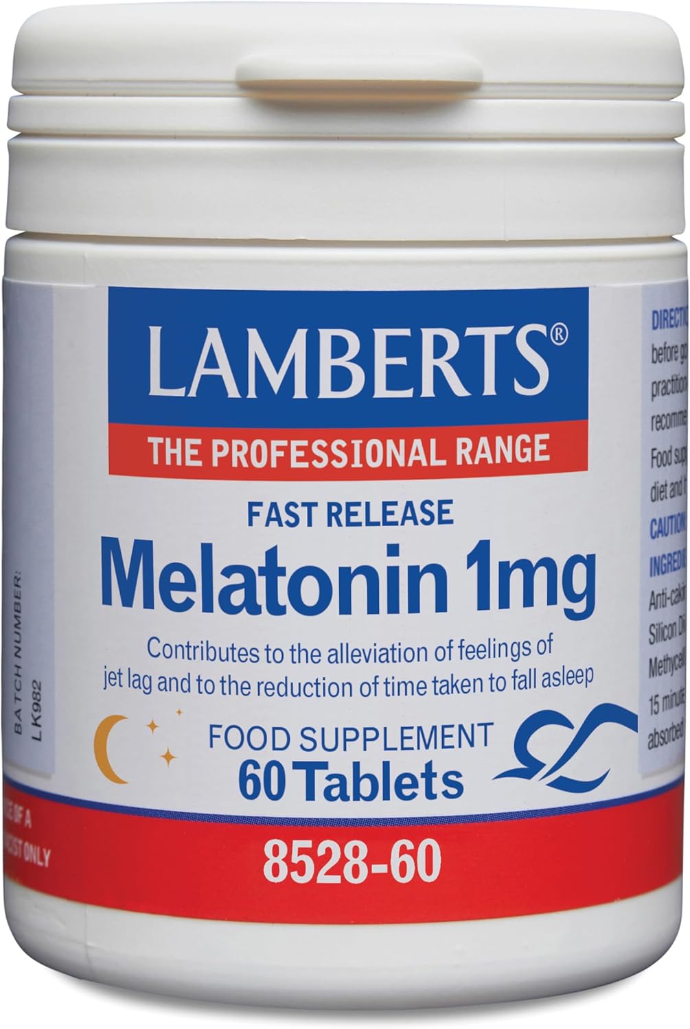 Lamberts Melatonin 1mg - 60 Tablets