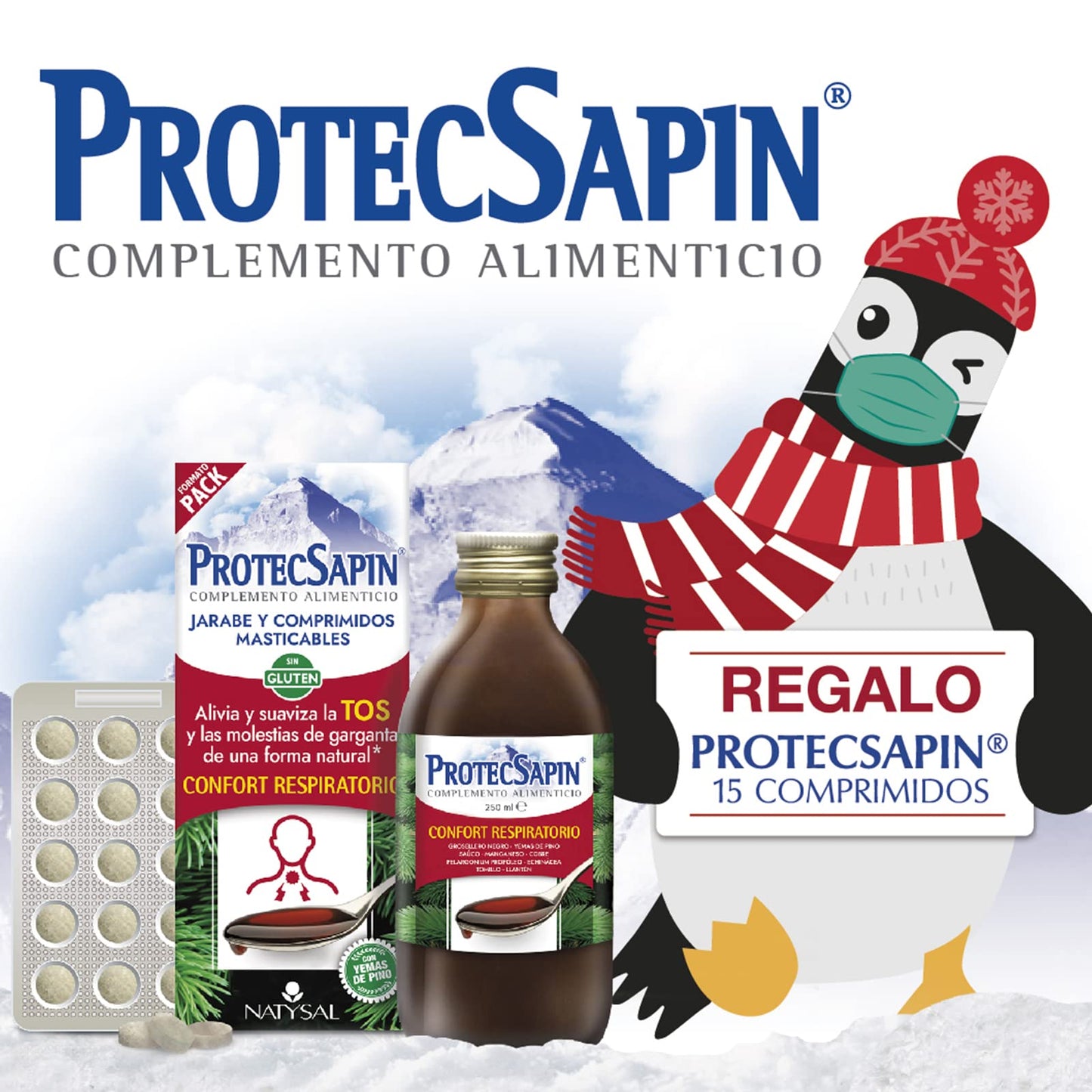 PROTECSAPIN SYRUP | With Pine Yolks and Plant Extracts | Natural Defenses| NATYSAL