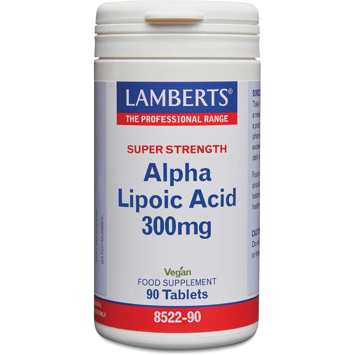Ácido alfa-lipoico 300 mg 90 cápsulas