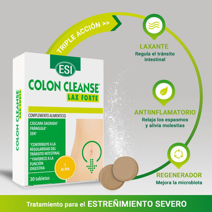 ESI Colon Cleanse Lax Forte - Natural Laxative with Sacred Shell, Sen and Malva - Constipation Relief, Intestinal Regulator and Healthy Digestion (2)