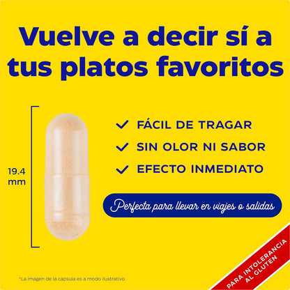 Enzymedica, Glutenease, Indicated Against Gluten and Casein, Enzyme Formula Reduces Gases, Improves Nutrient Absorption, Gluten Free, Dairy Free, Vegan, 60 Capsules