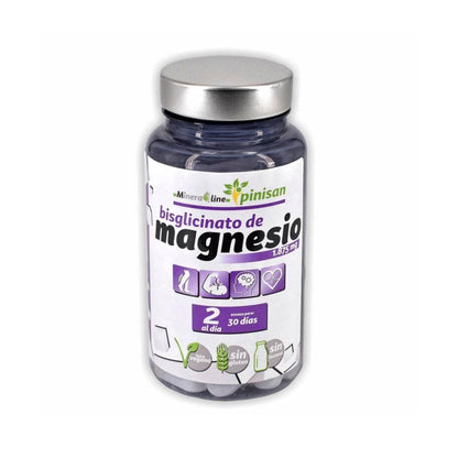 PINISAN Magnesium Bisglycinate - 1,875 mg - Pack 2 Units - High Absorption and Bioavailability
