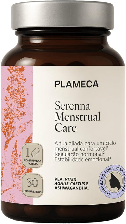 Plameca Serenna Menstrual Care – Hormone Regulation and Emotional Stability – 1 Tablet a Day – 30 Tablets