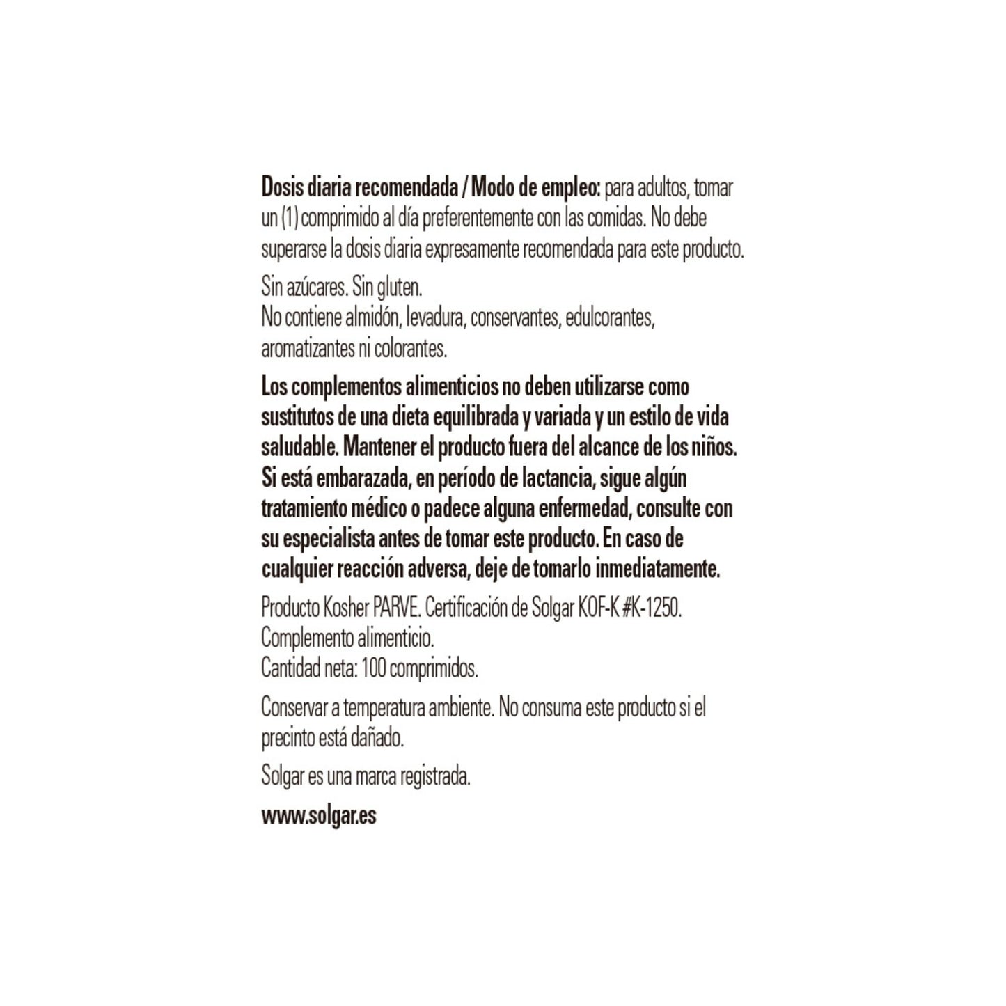 Solgar | Zinc Picolinate | Food Supplement that Improves Immune Function | With Zinc | For Men and Women | 100 Capsules