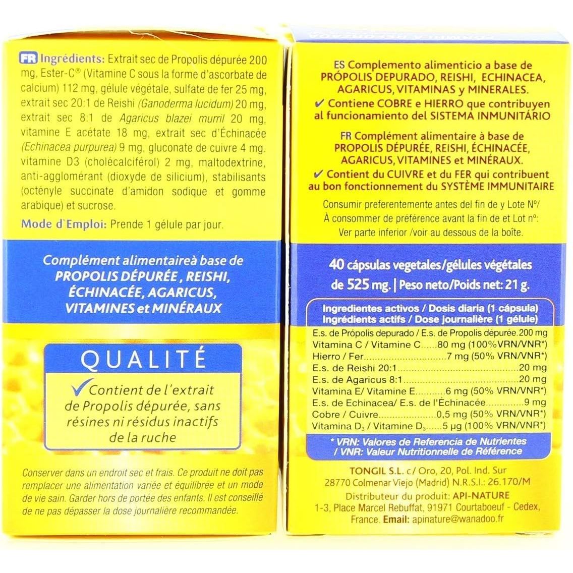 Propolis dry extract 200 mg Pack of 3 40 pearls