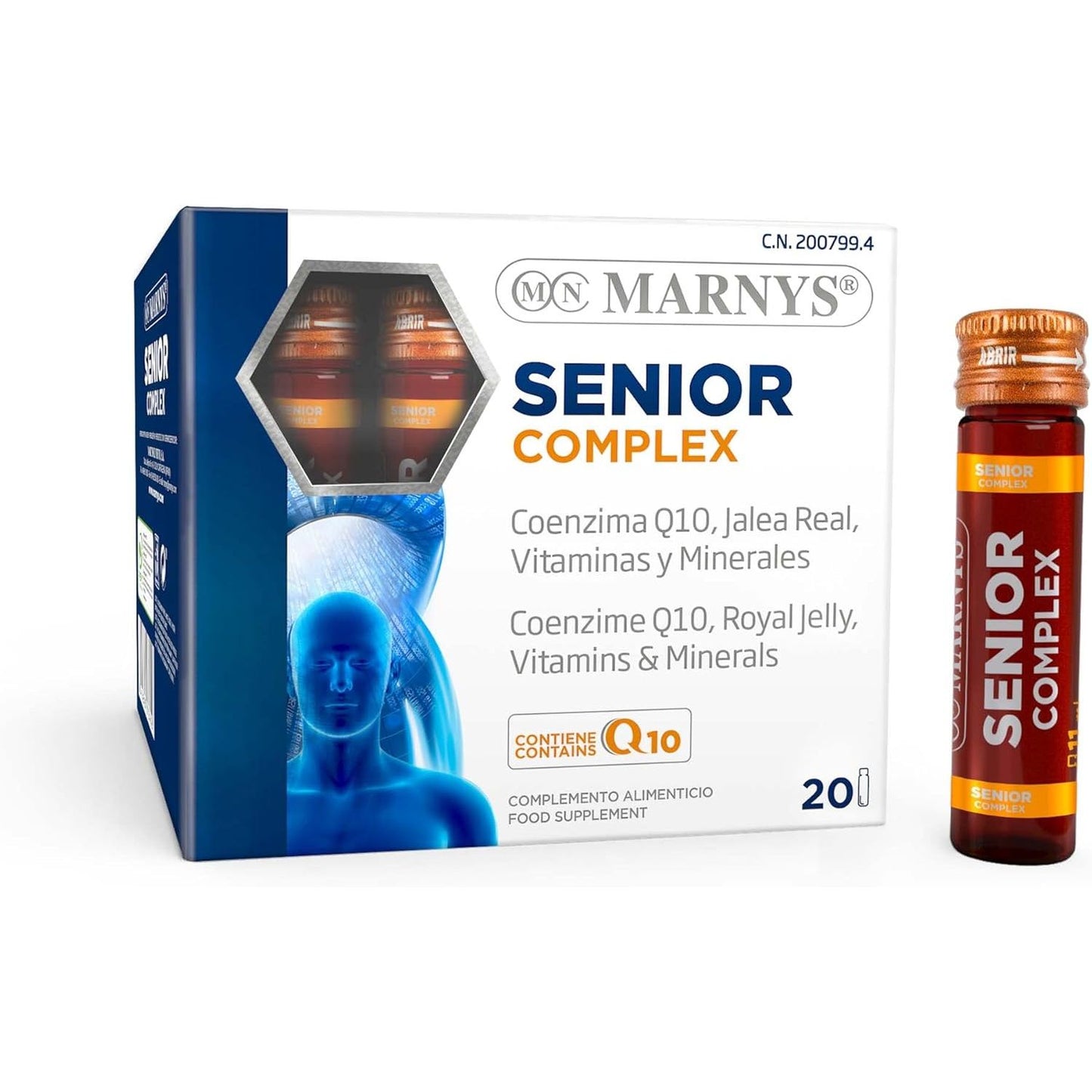 Senior Complex Coenzyme Q10 110 mg Royal Jelly Vitamins 20 vials
