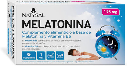 NATYSAL | Melatonin 1.95 mg 60 Tablets