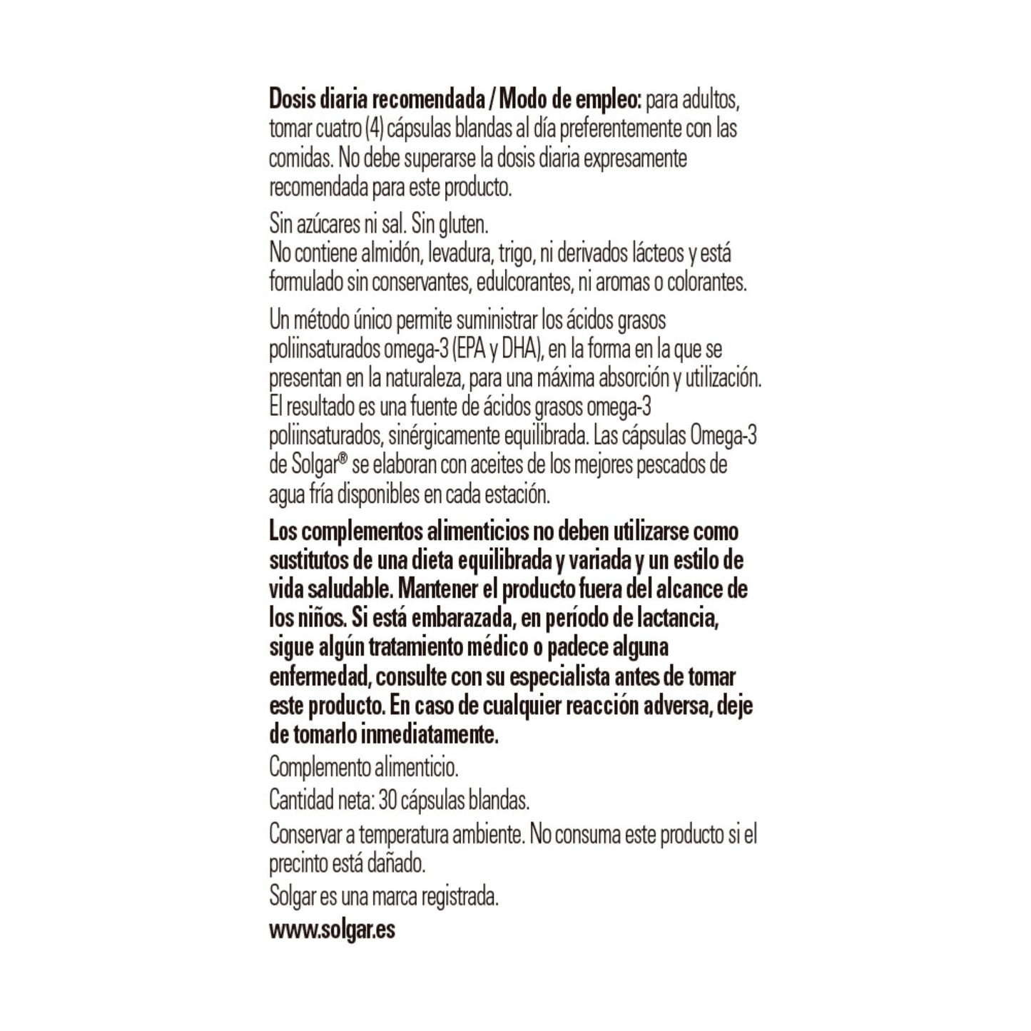 Solgar | Double Strenght Omega 3 | Food Supplement with EPA and DHA | With Omega 3 | For Men and Women | 60 Capsules