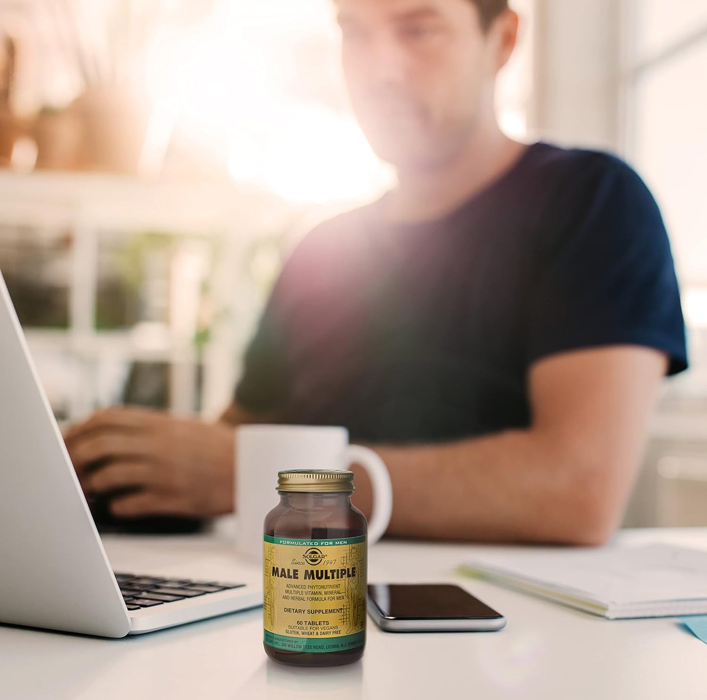 Solgar Male Multiple (111724), White, 60 Tablets