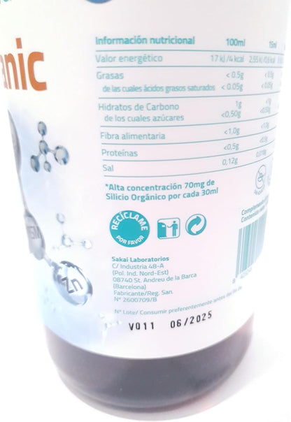 SAKAI Silicon Organic Complet, SAKAI High Concentration 70 mg of Organic Silicon per 30 ml