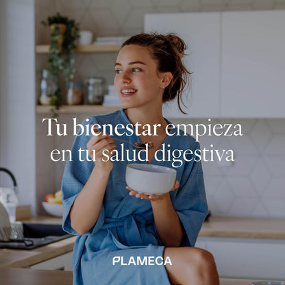 Plameca Tribiotic - 3 in 1 Formula - Intestinal Probiotics and Prebiotics, with Postbiotic - Improves Integral Digestive Health - 30 Tablets for 30 Days