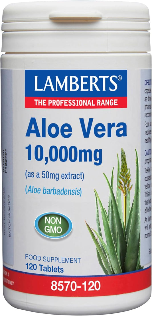 Lamberts Aloe Vera 10000mg - 120 Tablets