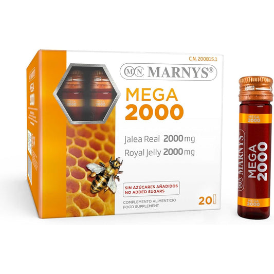 Royal jelly mega 2000 mg 20 vials