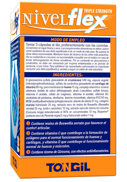 TONG-IL - Nivelflex - 100 Cápsulas (Pack 3 und.)