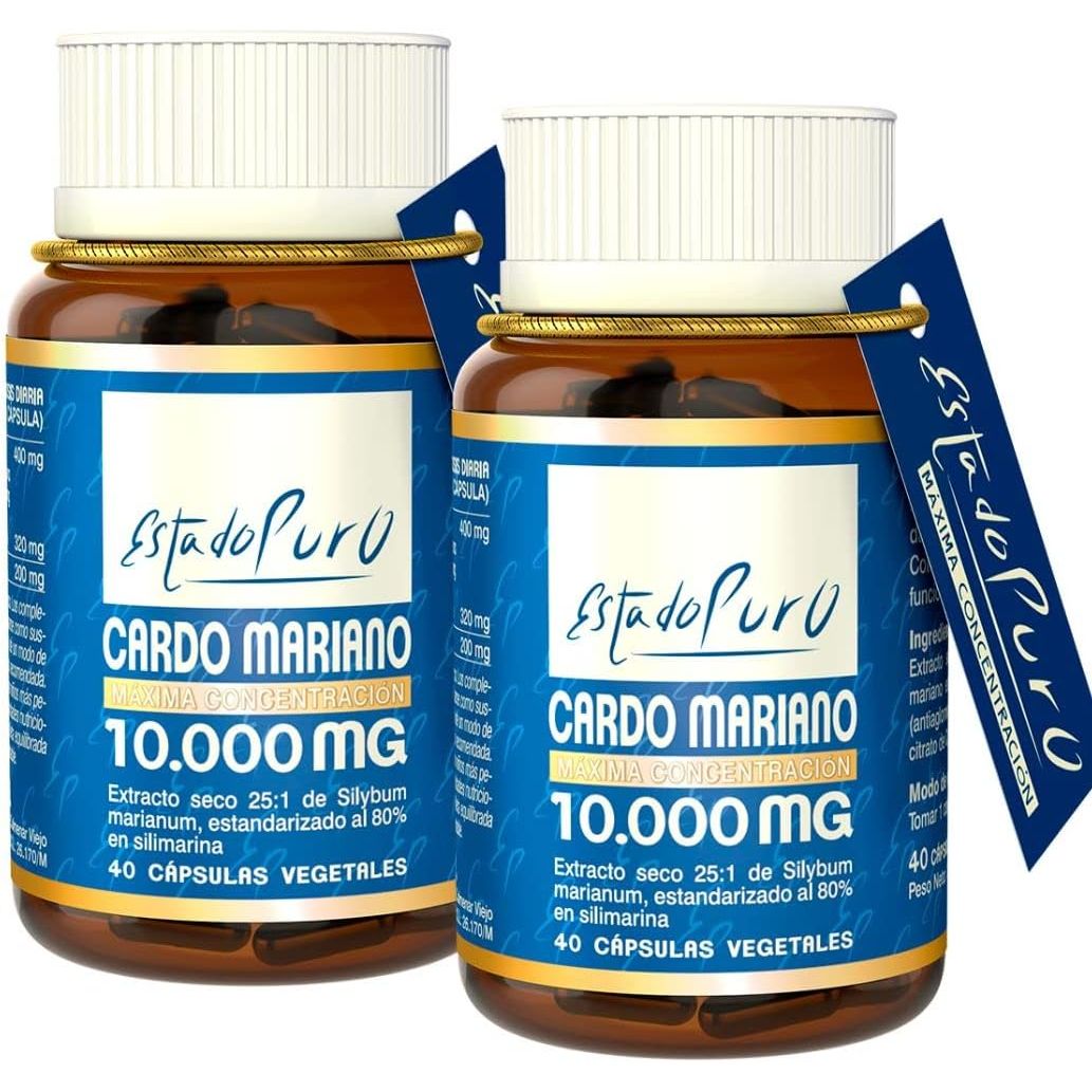 Cardo Mariano Estado Puro 10.000 mg Tongil - Pack 2 frascos