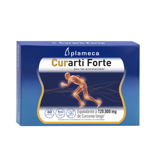Curarti Forte cúrcuma vitamina C colágeno 60 comprimidos