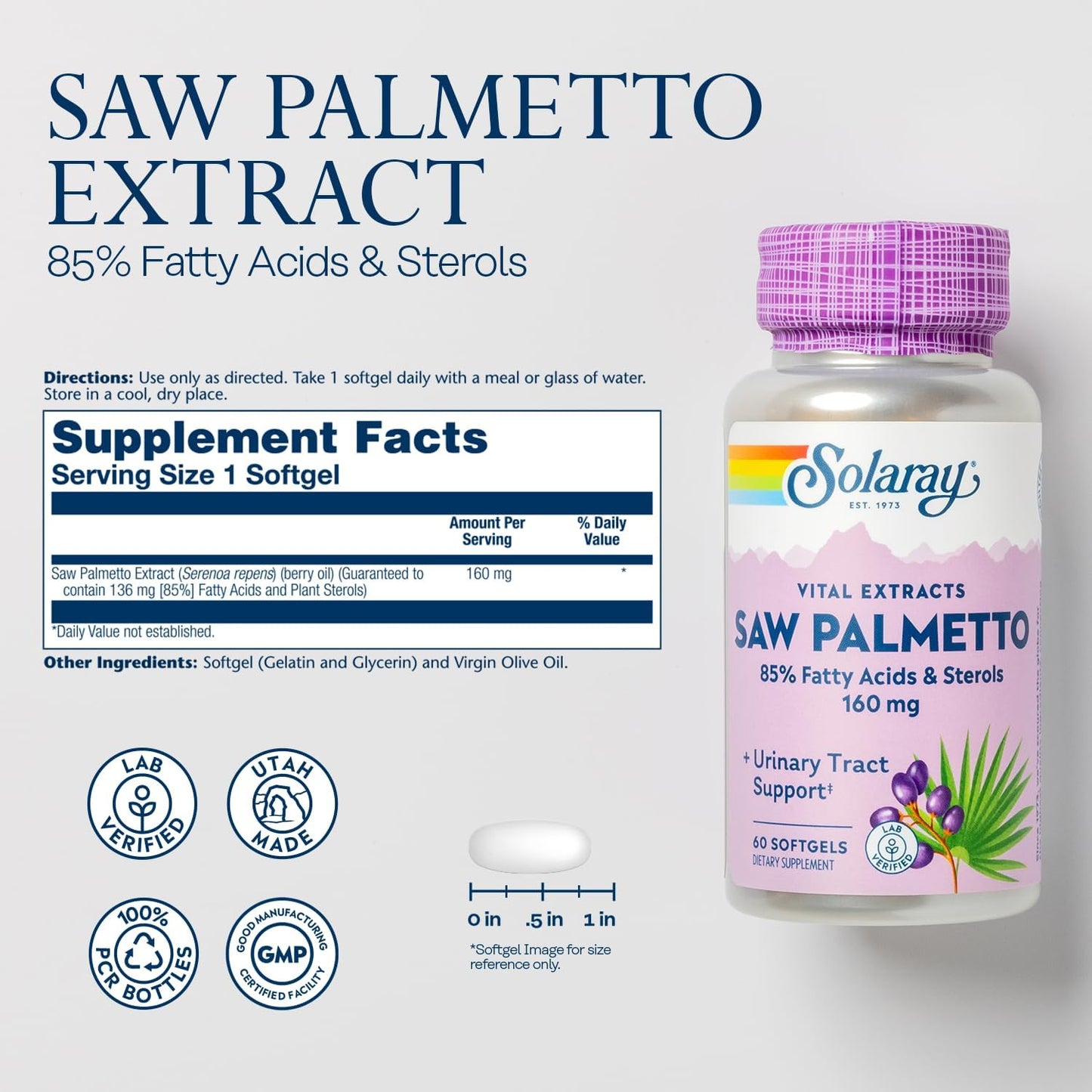 Saw palmetto 136-152 mg 60 perlas