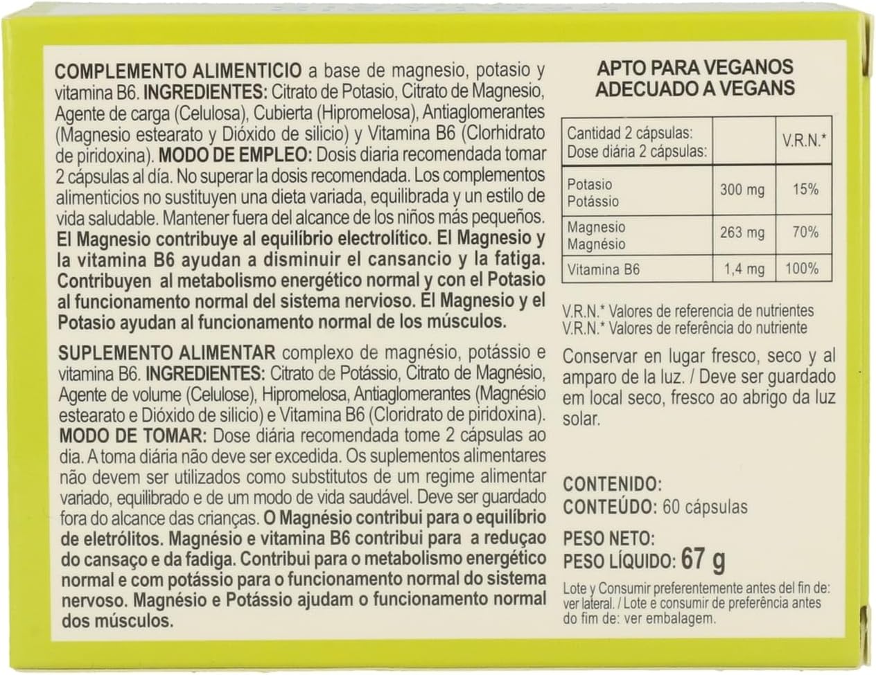 Integralia - Magnesium and Potassium - 3 PACKS SAVING