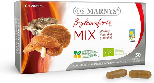 MARNYS Beta-Glucanforte Mix (Reishi, Maitake, Shiitake) 30 capsules