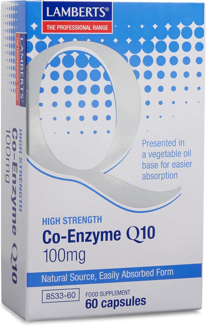 Lamberts Co Enzyme Q10 100mg - 60 Tablets