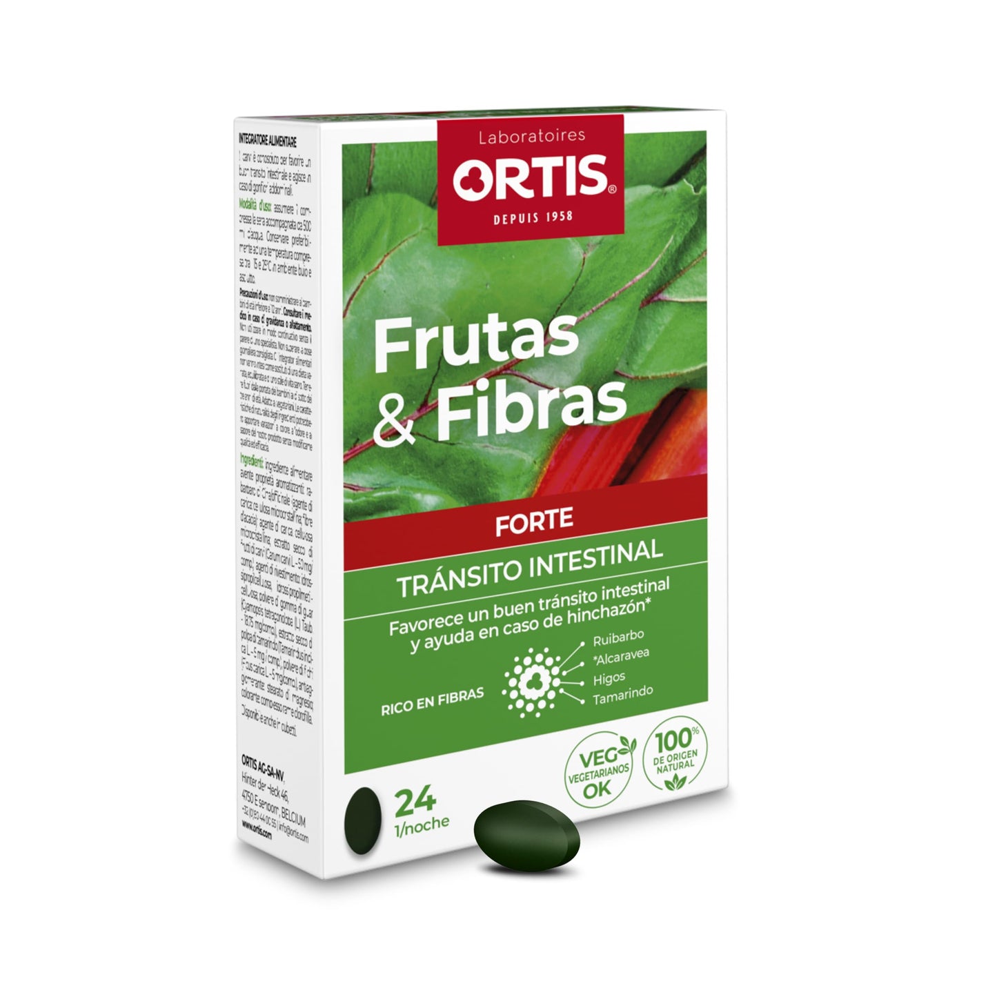 Fibra de frutas Forte 24 cápsulas