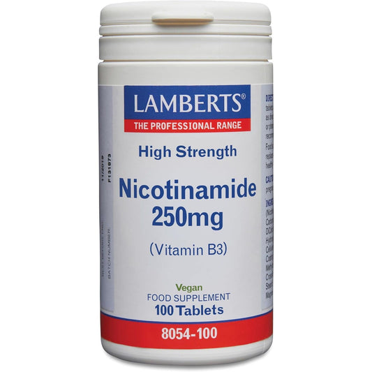 Nicotinamide Vitamin B3 250 mg 100 tablets